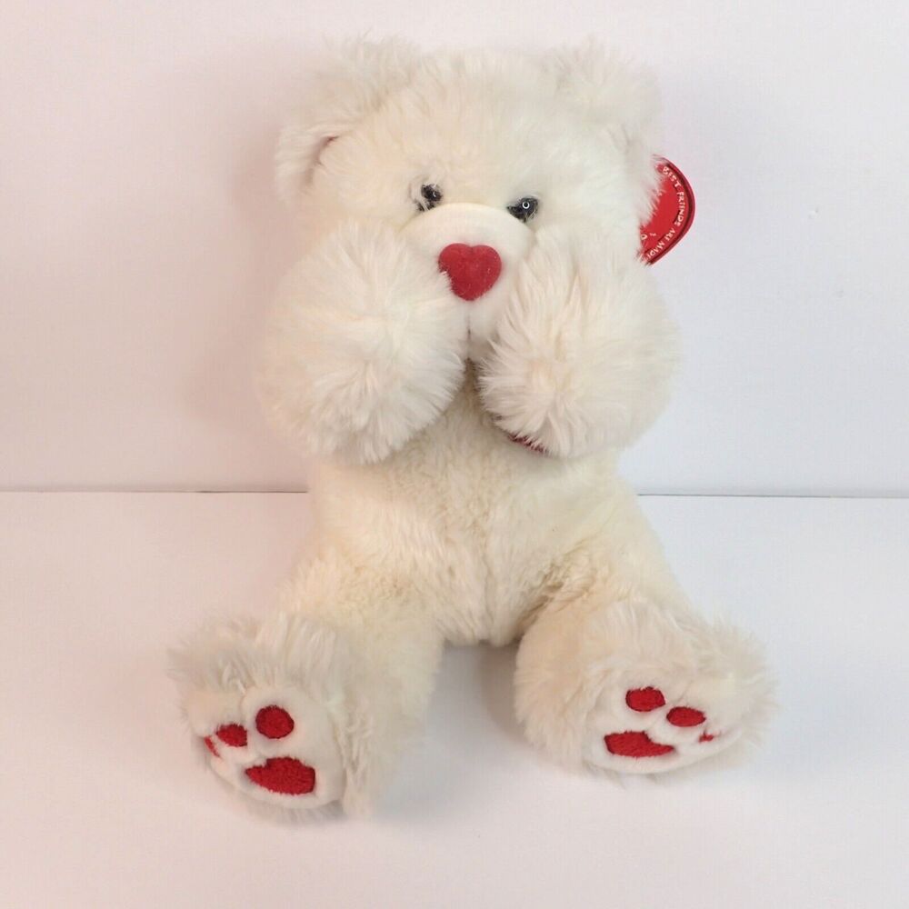 Build A Bear Kisses Fur You Teddy Magnetic Paws Limited Edition Valentine 2003